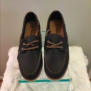 Sonoma Men’s boat shoes Size 12 wide Navy